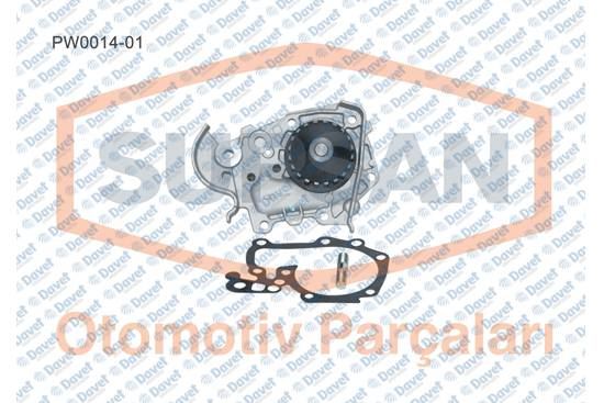 SUPSAN PW0014-01 Devirdaim Renault R19 Megane 1.6ie K7m Dacia Logan